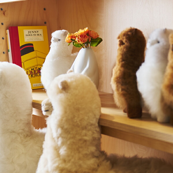 elvang アルパカ ぬいぐるみ ELVANG ハンドメイド elvang｜アルパカ テディ 20*20 | KONCENT Web shop｜アッシュ