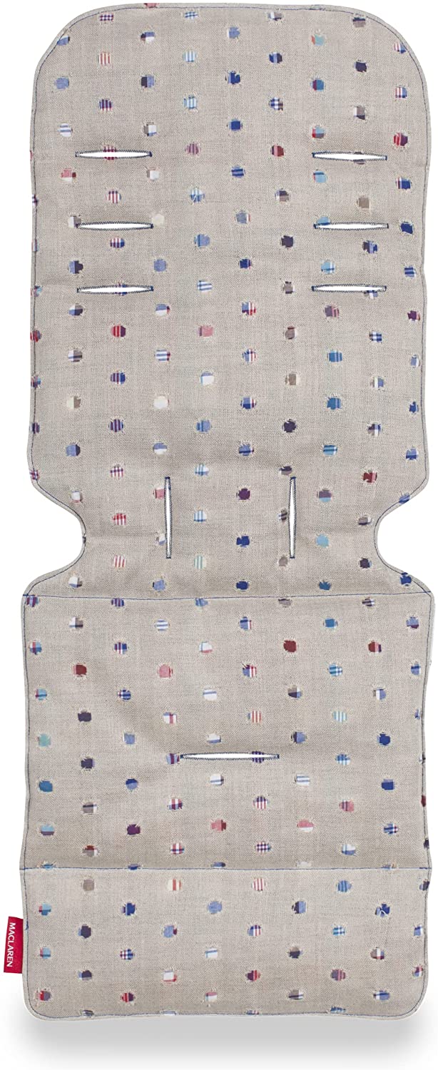Maclaren Universal Seat Liner Broken Madras マクラーレン ユニバーサルシートライナー _ ブロークンマドラス ベビーカー バギー ストローラー