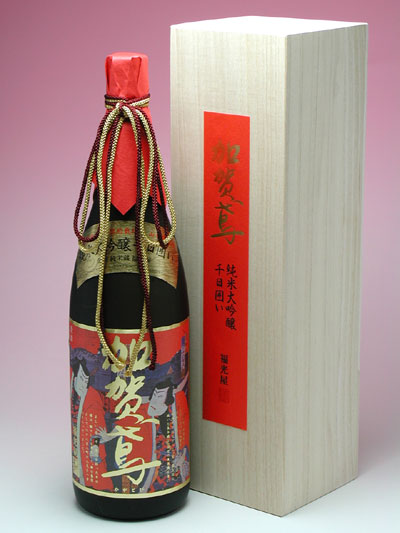 加賀鳶 純米大吟醸千日囲 錦絵ラベル 1800ml|石川の地酒専門店 こんちきたい