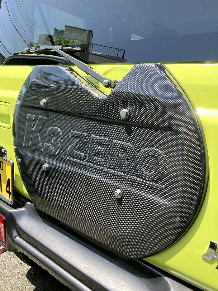 楽天市場】【カーボン】K3ZERO リアゲートカバー ジムニー・ジムニー