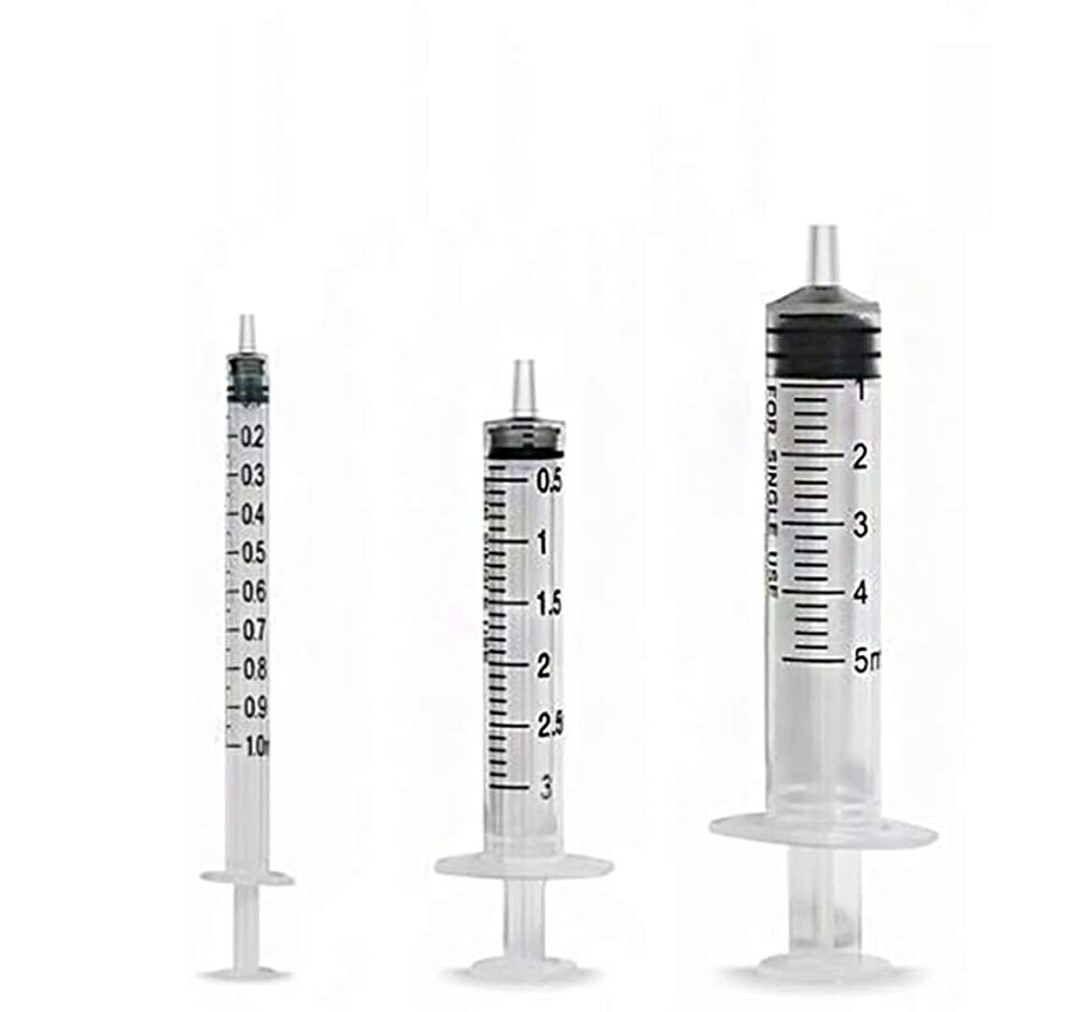 楽天市場 注入用 注射器 6本セット 1ml 3ml 5ml本体3本 平インジェクター 27g 21g 17g 3本 Koneko