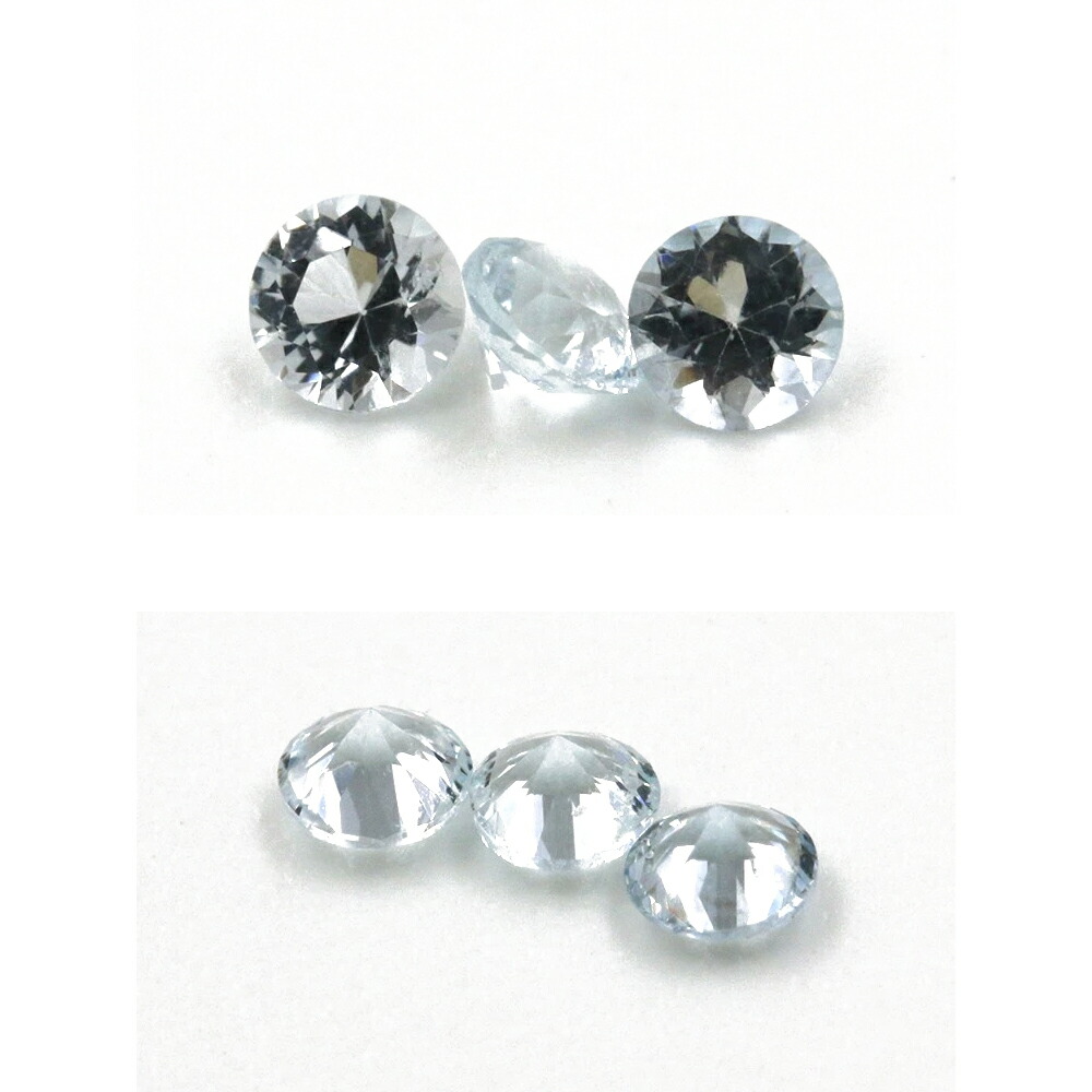 ラウンド 青緑色スペッシャル伐る 2 18ct 8 4mm 1珠売り 白さアクアマリン Pure2improve Com