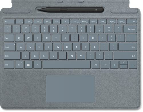 Surface Pro スリム ペン2付き Signature 日本語キーボード【アイスブルー】【8X6-00059】【4549576177458】|MonoSolou