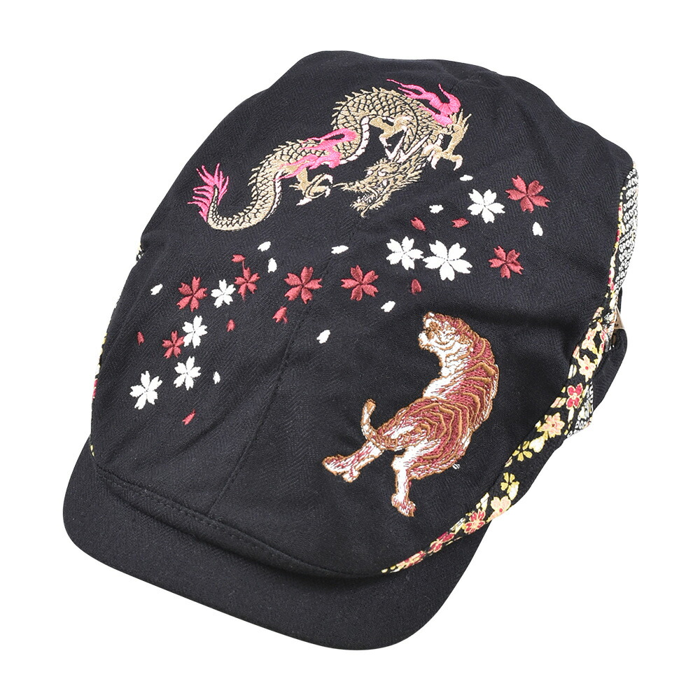楽天市場】Ripple ZAKKA 刺繍ハンチング 風神雷神 ハンチング