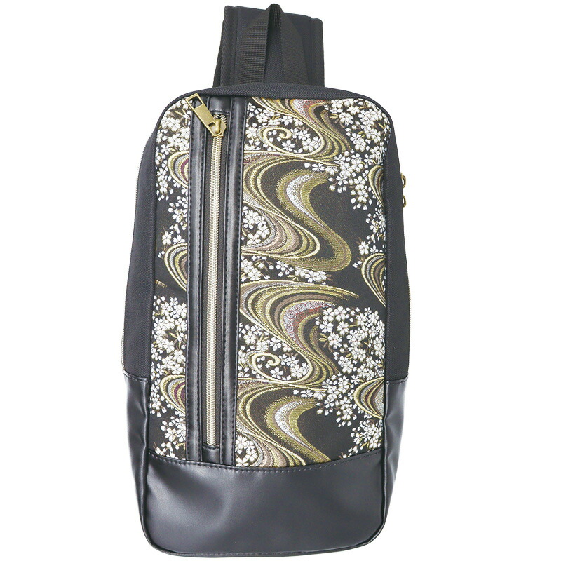 楽天市場】Ripple ZAKKA 帆布×合皮 刺繍リュック 雲取り 和柄