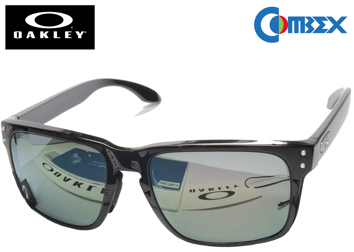 楽天市場 オークリー Oakley Holbrook A ホルブルック アジアンフィット 9244 Polished Black コンベックス 偏光 151グレイ シルバーミラー コンキー 楽天市場店