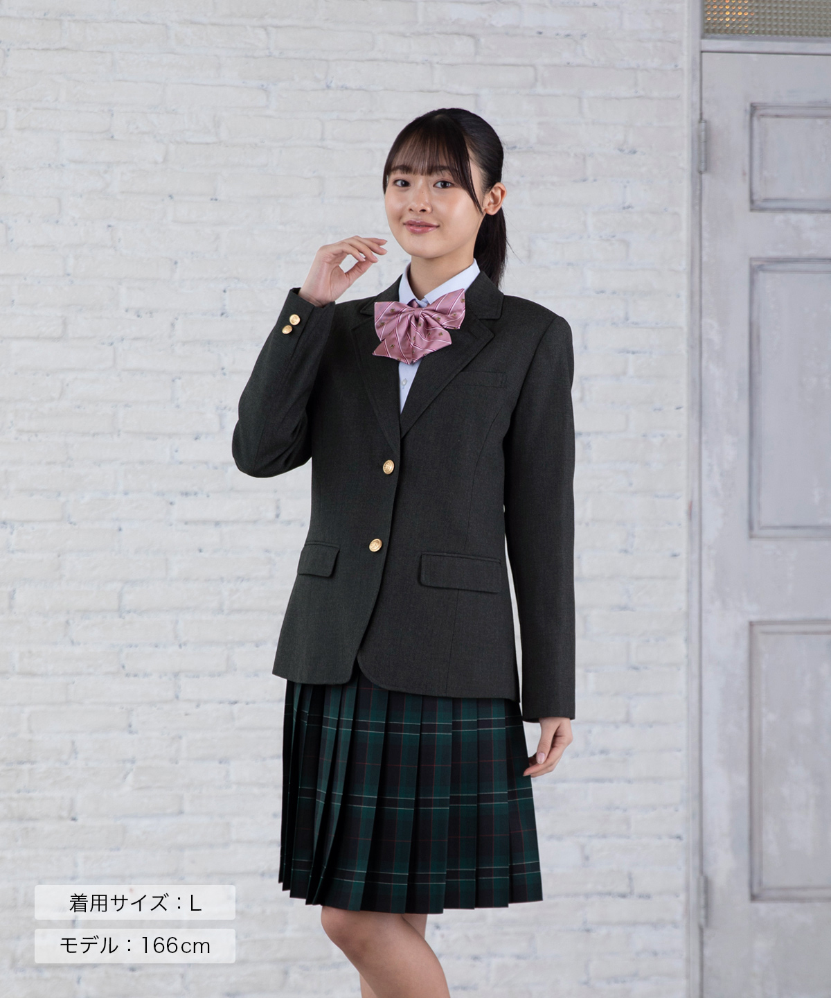 制服 ブレザー 女子 スクールブレザー 紺【全6色】CONOMi スクール 