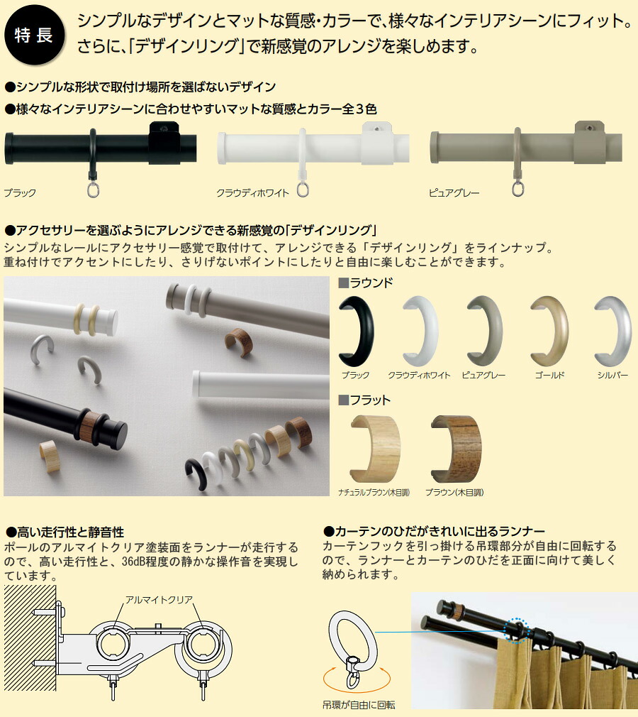 最大66 オフ タチカワ カーテンレール マルティ 正面付け ファンティアフィル ダブルセット 1 2ｍ Flexcosa Com