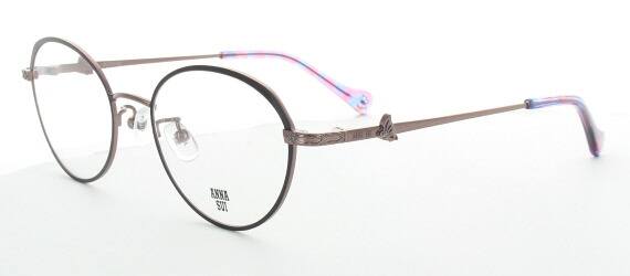取り寄せ品 ブランドフレーム アナスイ ANNASUI 60-9037-1-50 パープル&times;ローズ｜こん太村