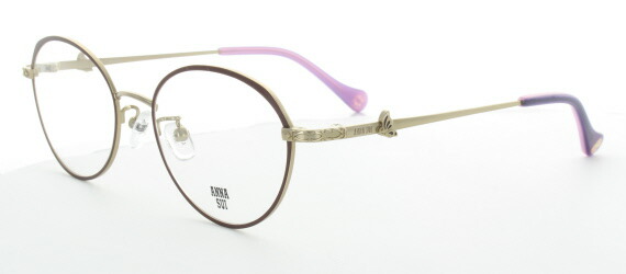 取り寄せ品 ブランドフレーム アナスイ ANNASUI 60-9037-3-50 ダークブラウン×シャンパン|こん太村