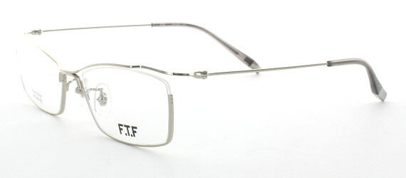 取り寄せ品 ブランドフレーム F.T.F FTF-001-4-55 シルバー｜こん太村