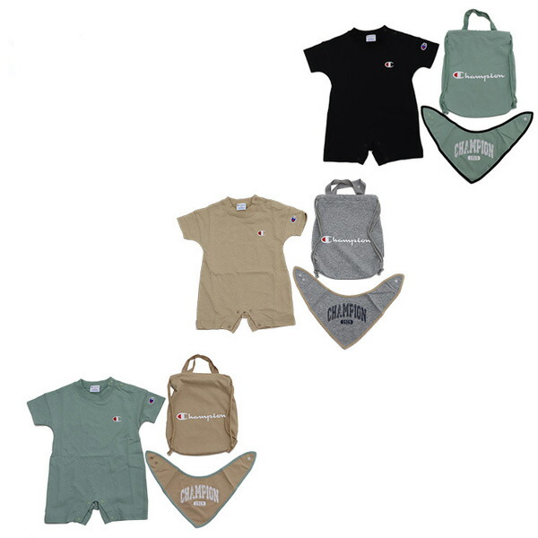 楽天市場】Champion チャンピオン BABY 半袖 ロンパース
