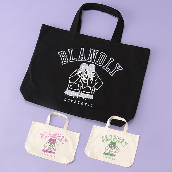 Lovetoxic ラブトキシック イラストヨコトートバッグ キッズ ジュニア 安い購入