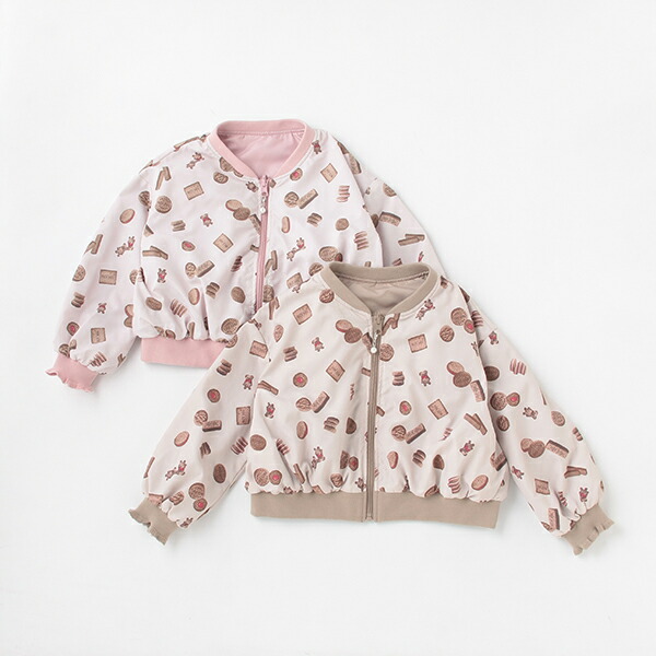 楽天市場】mezzo piano メゾピアノ レインボー中わたブルゾン 110 120