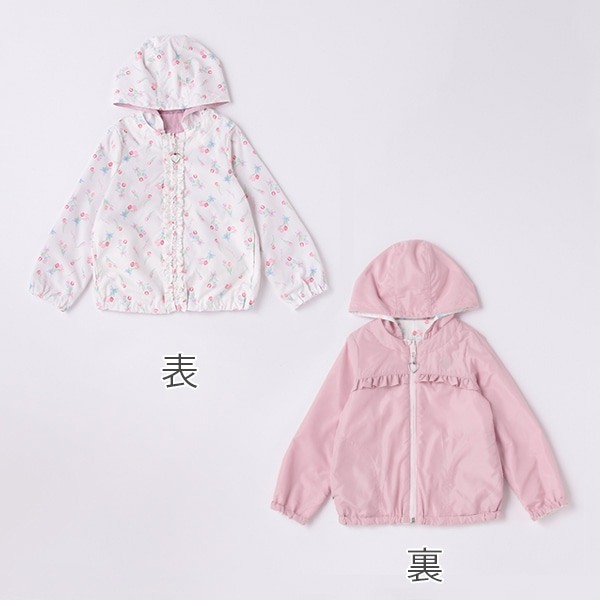 楽天市場】mezzo piano メゾピアノ レインボー中わたブルゾン 110 120