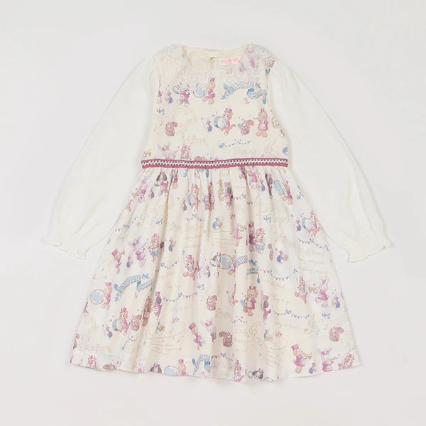 メゾピアノ♡新品未使用♡タグ付き♡くま柄ワンピース♡110センチ 楽天市場】（22aw）mezzo piano（メゾピアノ）クマチェック柄 衿