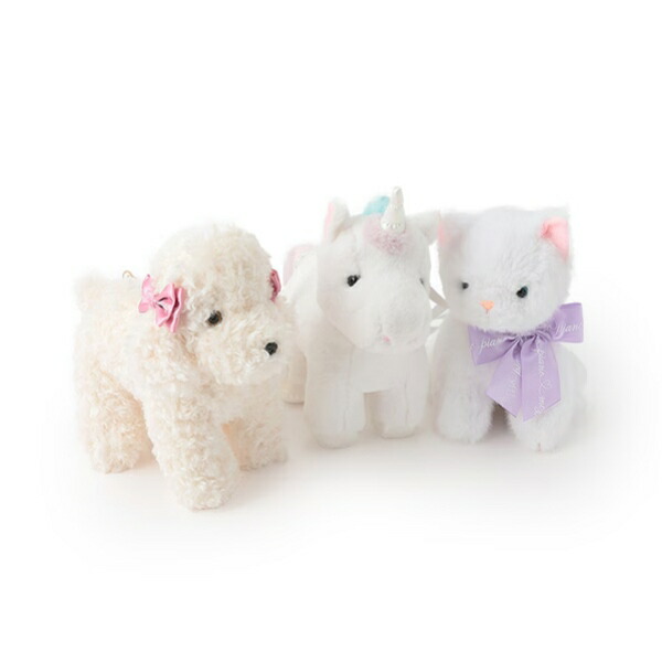 楽天市場】mezzo piano メゾピアノ ねこ・くま ぬいぐるみポシェット