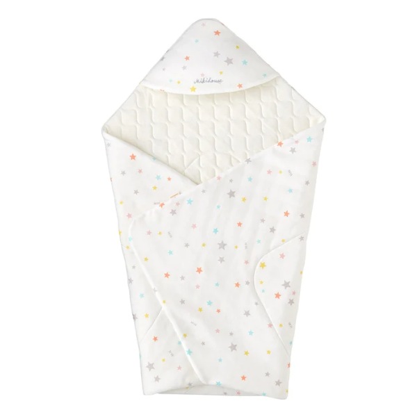 ニットジャカードアフガン（おくるみ）新品未開封 現行品 ニットジャカードアフガン（おくるみ） – ミキハウス