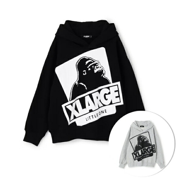 XLARGE KIDS エクストララージ キッズ ビッグOGパーカー 長袖 フード 90 100 110 120 130 140cm キッズ