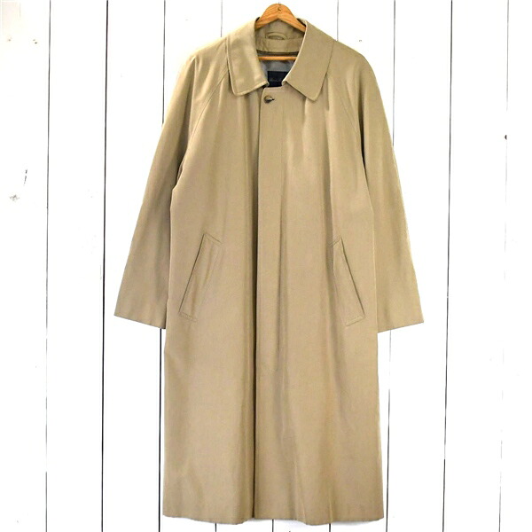 ブルックスブラザーズ BROOKS BROTHERS 比翼仕立て 5つボタンシングル ステンカラーコート XL ベージュ 28-9117-38S-F99 / 6TD045 【送料無料】【中古】【メンズビジネス】202604｜CODE STYLE