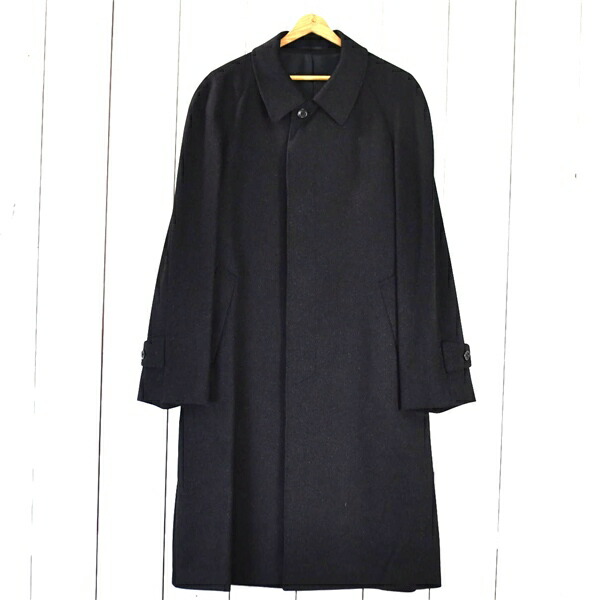 ThamesPoint カシミヤ100％ 比翼仕立て 4つボタンシングル ウールステンカラーコート 98AB6 / L チャコールグレー UDE-02-1 / 6TD047 【送料無料】【中古】【メンズビジネス】202604｜CODE STYLE