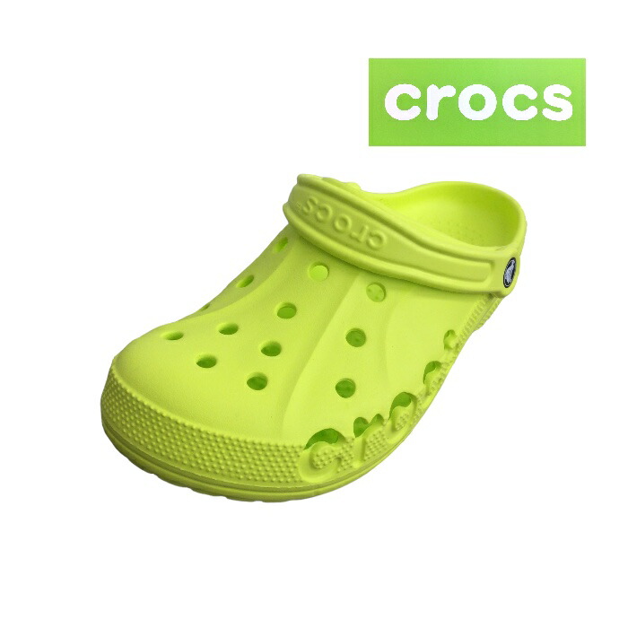 【crocs　クロックス　10126-738　バヤ　クロッグ　CITRUS　シトラス】　ウィメンズ　サンダル　超軽量/2WAY　キャンプ 　アウトドア　スポーツサンダル　水陸両用　耐水性　クッション性画像