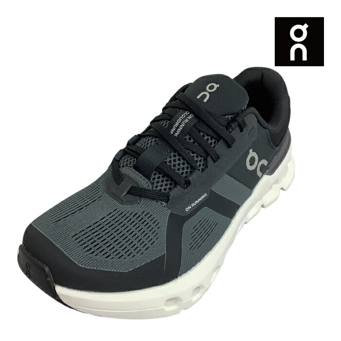 スイス連邦発ブランド名ON オン on 3we10340264 Cloudrunner2 Wide クラウドランナー2 広広とした Eclipse/Black レディース ウィメンズ 幅ひろい 駈けっくら スニーカー 運動競技 靴 シューズ 通い