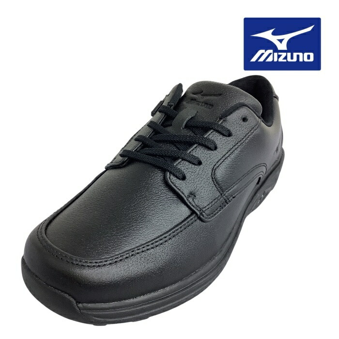 【MIZUNO　ミズノ NR320 5KF32009 BLACK 6E 】　ウォーキングシューズ カジュアルシューズ　ビジネス　幅広　アーチサポートインソール　ファスナー