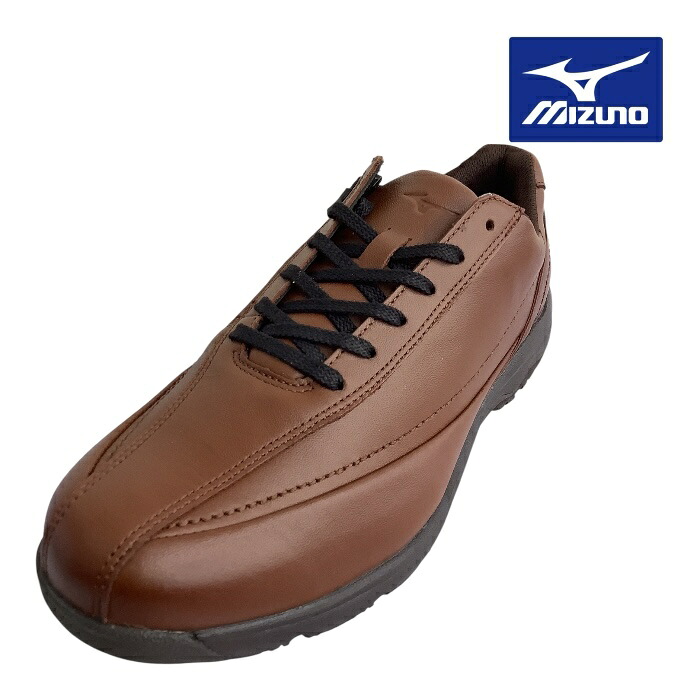 【MIZUNO ミズノ LD40 VI SW  B1GC220385  BROWN 4E 】 ウォーキングシューズ  心地よいシューズ アーチサポートインソール 商行為 幅ひろい 生まれながらなめし革 抗菌 防臭 内甲側チャック付