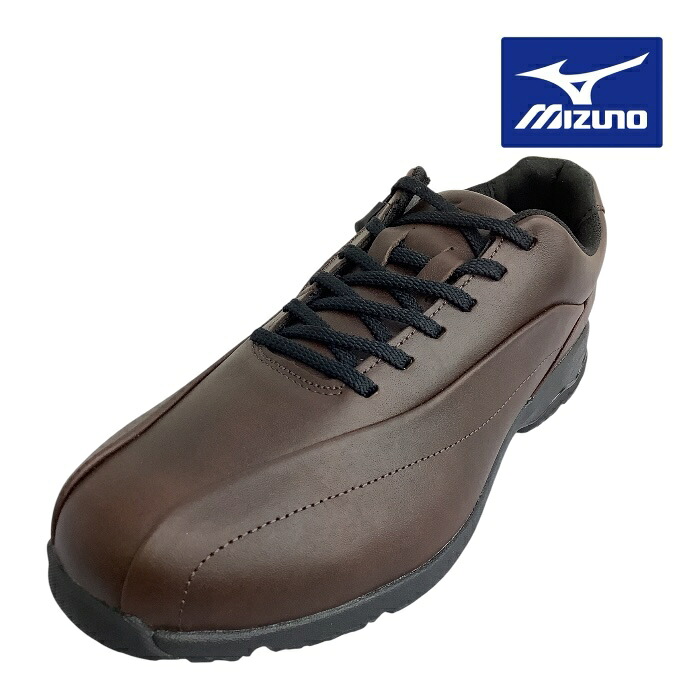 【MIZUNO ミズノ LD40 VII SW  B1GC240358  DARK BROWN 4E 】 ウォーキングシューズ  心地好いシューズ 商行為 幅ひろい 生まれながらなめし革 抗菌 防臭 チャック付