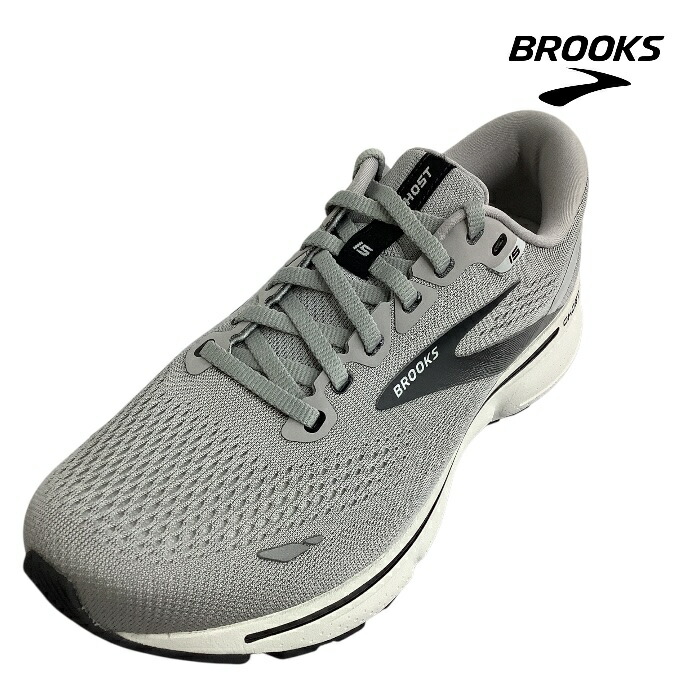 超一般受け商いもの!! BROOKS  ブルックス  BRM3934  Ghost15  生きすだま15  GRY  ARROY/OYSTER/BLACK   WIDE  2E  メンズ 運動競技  駈けっくらシューズ  小股走り  通学 スニーカー