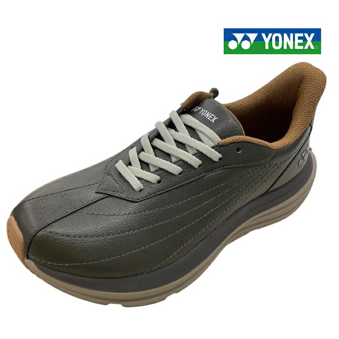 【YONEX  ヨネックス  SHW  M128  OLIVE  オリーブ  3.5E】 力強さ座蒲団 メンズ ウォーキング 靴 スニーカー 3D力強さ炭素 抗菌・防臭