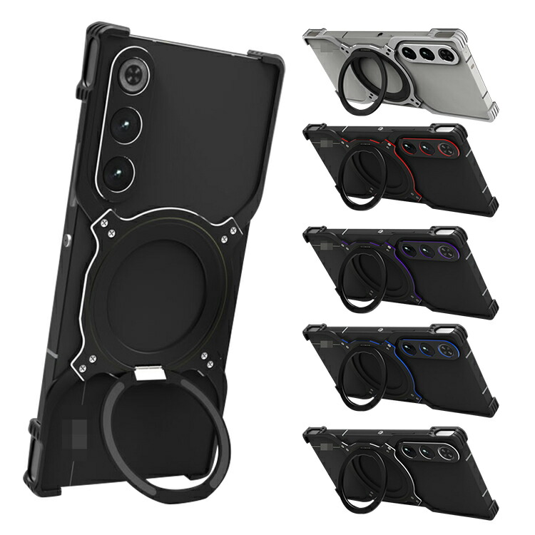 REDMAGIC 10 Air ケース カバー アルミバンパー ケース/カバー 一体型リング付き スタンド機能 かっこいい アルミバンパー Nubia ヌビア レッドマジック10エアー アンドロイド おすすめ おしゃれ スマートフォン/スマフォ/スマホケース/カバー
