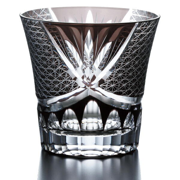 ナルミ NARUMI GLASS WORKS 【スワール ロックグラス 黒 BK 約280cc GW6053-223BK】 ご贈答 ギフト プレゼント カットグラス お祝い 内祝い 母の日 父の日 敬老の日