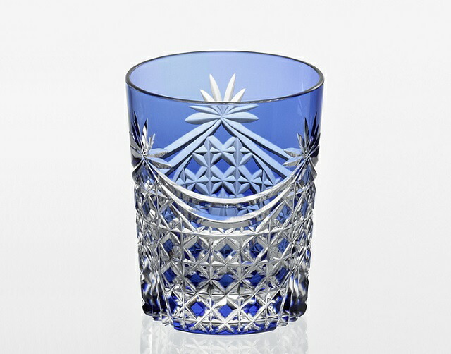 楽天市場】カガミクリスタル 日本製江戸切子 幕襞に四角籠目紋 ロック