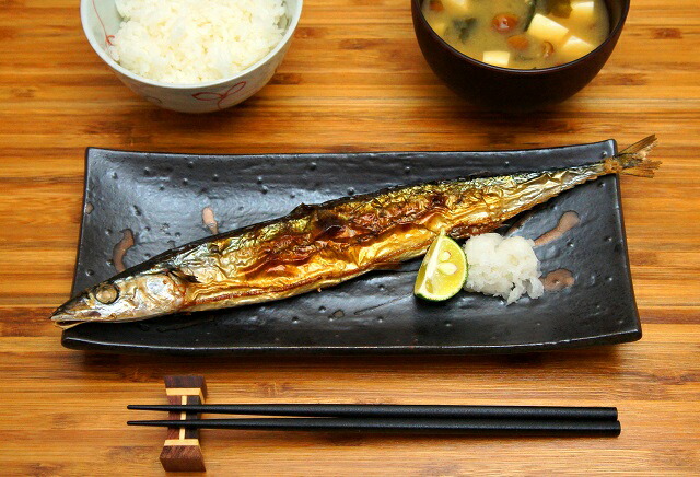 楽天市場】美濃焼 日本製【藍窯変サンマ皿】和食器 長皿 長角皿 焼き物