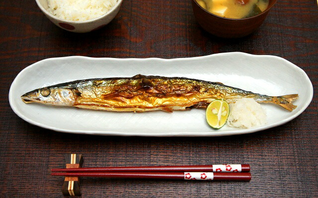 楽天市場】美濃焼 日本製【藍窯変サンマ皿】和食器 長皿 長角皿 焼き物