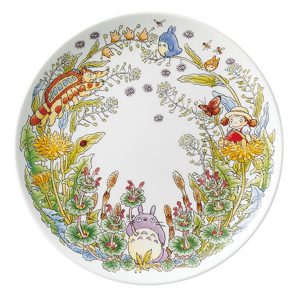 ノリタケ Noritake となりのトトロ 約23cmプレート たんぽぽ編 (3～4月) 4660-2J/T50116A トトロ ミート皿 スペシャルコレクション ご贈答 プレゼント