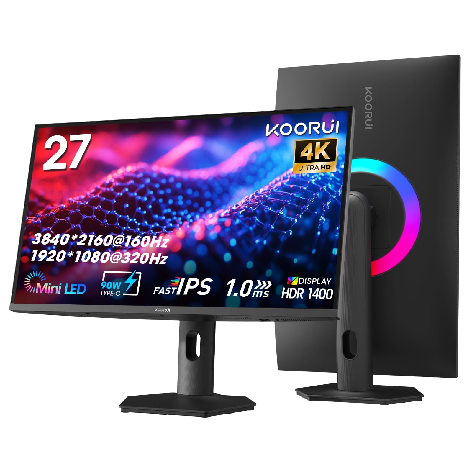 KOORUI 27E1QA ゲーミングモニター wqhd 144hz 楽天市場】【2倍ポイント限定！】【10%OFFクーポン】KOORUI
