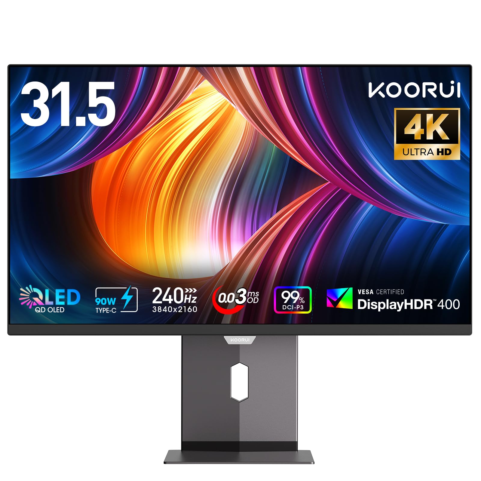 楽天市場】【10%OFFクーポン】KOORUI モニター 4K ゲーミングモニター