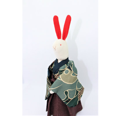 うさぎ立雛 ひな人形 ひな祭り 兎 ドール 置物 手作り 和小物 和雑貨 和風 着物 リメイク 古布 手芸 ハンドメイド 手づくり 動物 ギフト プレゼント Crunchusers Com