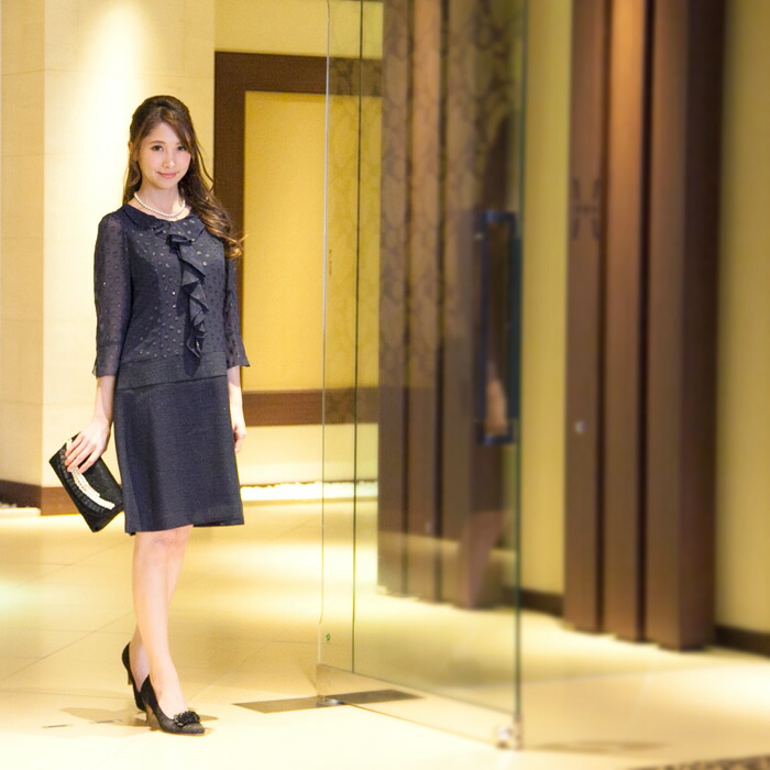 入学式 入園式 卒業式 卒園式 母親 ママ にオススメのフォーマルワンピース お呼ばれワンピ ディナークルージング ミセスファッション ツイード シフォンベージュ ブラック 黒 ネイビー 褐 9号 11号 13号 Fikrimahsul Com