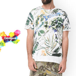 楽天市場 メンズ Desigual デシグアル ファッション ミドル Tシャツ