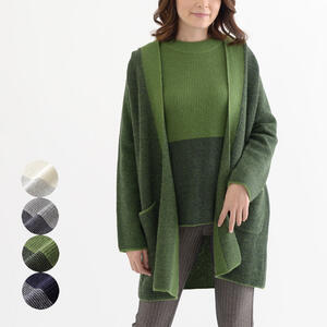 楽天市場 セモア Cestmoi ウールニットアンサンブル トッパーカーディガン セーター 重ね着 ミセス ファッション 冬物 40代 50代 おしゃれ ホワイト グレー グリーン ネイビー 送料無料 完売商品 ブティック コーラン