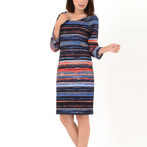 Lemon Smashed M Ll 鮮やか タイトワンピース Lemon 彩りボーダーワンピース 彩りボーダーワンピース 色で魅せる 洗練された大人っぽさを引き出すデザイン パーティー 大きいサイズ お洒落 スマッシュレモン 長袖 海外 インポート おしゃれ ミセス レディース 婦人