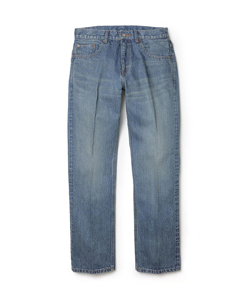 MR.OLIVE / 14oz SELVAGE DENIM / USED STANDARD STRAIGHT JEANS / ミスターオリーブ　14oz セルヴィッジデニム / ユーズドスタンダードストレートジーンズ