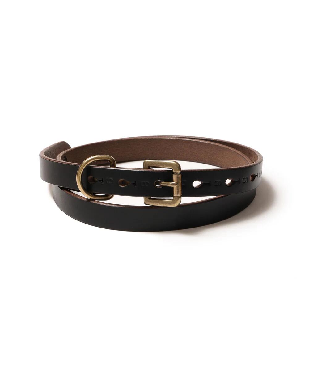 MR.OLIVE E.O.I / HORWEEN CHROMEXCEL LEATHER / NARROW BELT / ミスターオリーブ イーオーアイ ホーウィン クロムエクセルレザー / ナローベルト