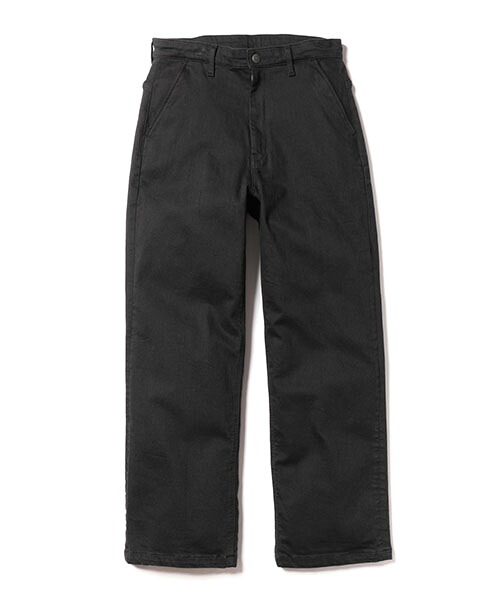【SALE】SUPER STRETCH DENIM / SILICON DYED WIDE STRAIGHT PANTS(スーパーストレッチデニム/シリコンウォッシュワイドストレートパンツ)|KORC