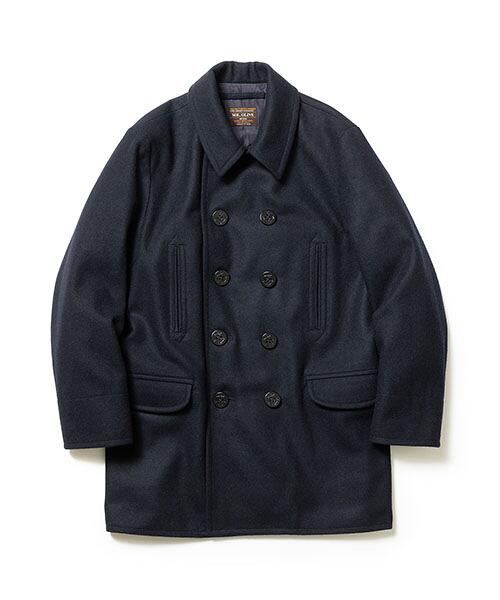 MR.OLIVE /WOOLEN MELTON / CLASIC U.S PEA COAT ミスターオリーブ/ウーレンメルトン / クラシック　U.S ピーコート