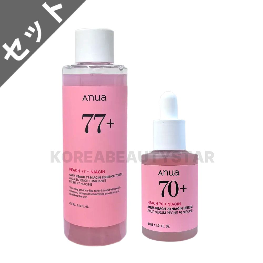 楽天市場】[桃トーンアップオールインワンセット]【Anua】アヌア 桃77